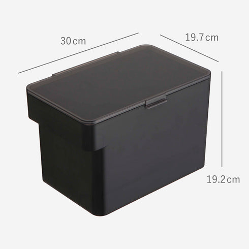 密閉 シンク下米びつ タワー 5kg 計量カップ付.|s11